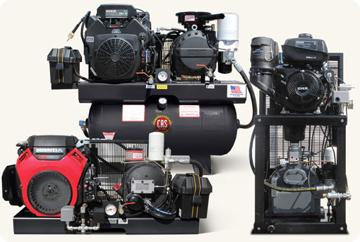 CAS - Rotary Screw Gas, Diesel or Hydraulic Engine
