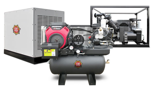 CAS - Rotary Screw Compressor & Generator Combinations